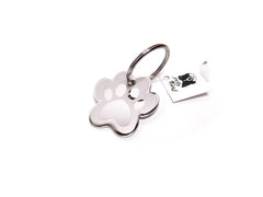 PawGear Pet ID Tags Personalised Engraved Polished Stainless Steel Paw Dog Cat PawGear