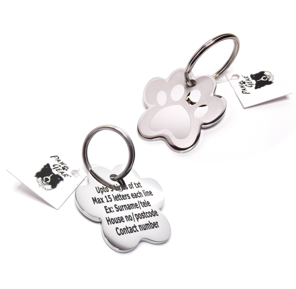 Personalised dog id top tags