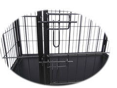 PawGear Heavy Duty Dog Pen Cage Crate Puppy Enclosure Whelping with Plastic Tray