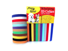 Whelping ID Collars Bands Puppy Dog Kitten 12 Colours Soft Adjustable Reusable
